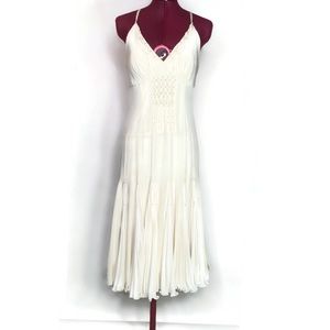 Sue Wong Dress 6 Cream Gatsby Silk Fit & Flare